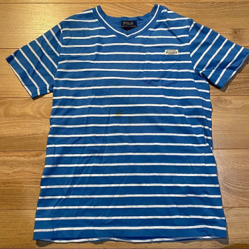 ‎Polo ralph lauren girls striped shirt 6